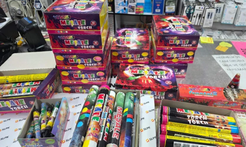 Hatay'da patlayıcı ve piroteknik ürünlere yönelik denetimler sıkılaştırıldı!