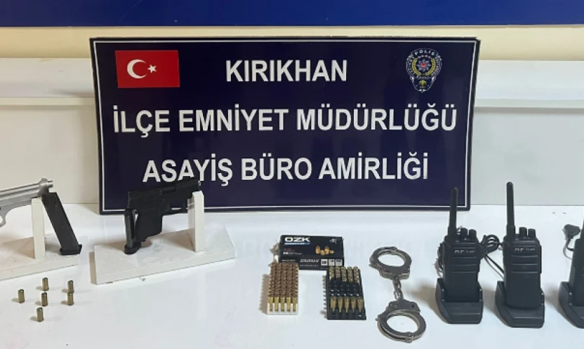 Hatay'da şüphe üzerine durdurulan 2 kişide cephanelik çıktı!